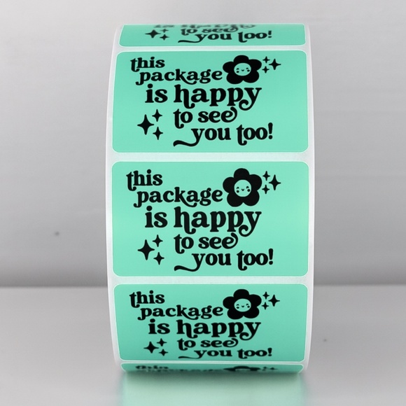 This Package Is Happy To See You Too Sticker | 8 COLORS TO CHOOSE FROM - Picture 5 of 11